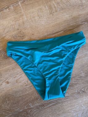 VODA swim Women’s Teal Bikini Bottom - Classic Coverage